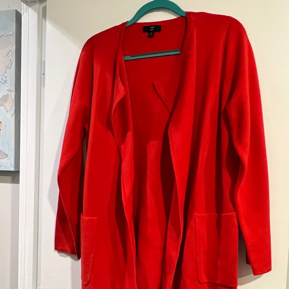 Long J Crew Cardigan